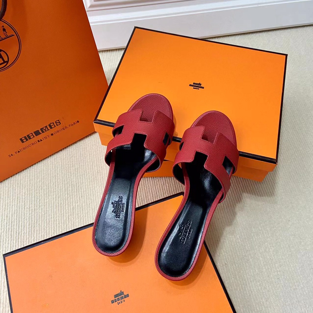 에르메스 올수공 오아시스 슬리퍼 샌들 앱송 26